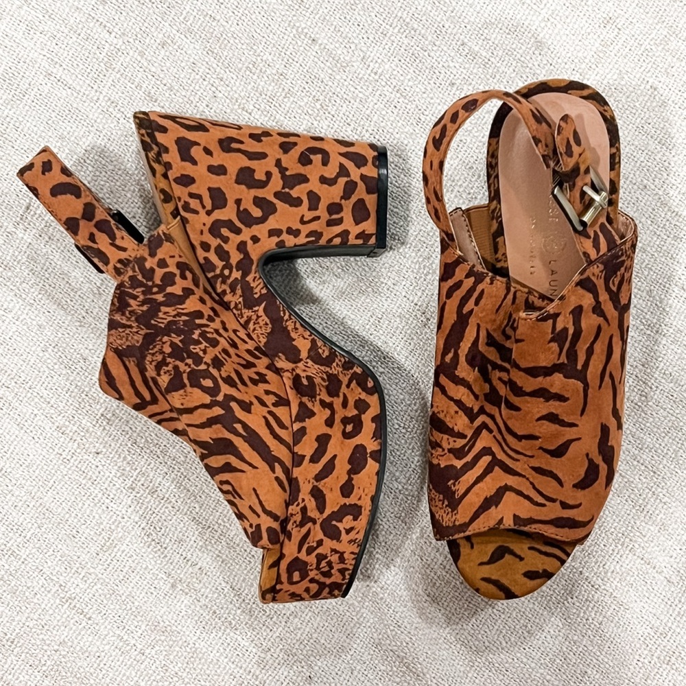 CHINESE LAUNDRY Animal Print Heels